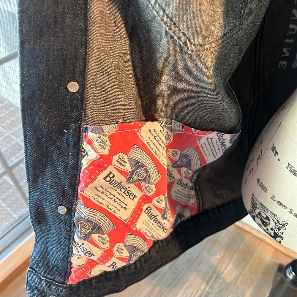 Budweiser by Oliver Logan Trucker Denim Jacket - Picture 6 of 13